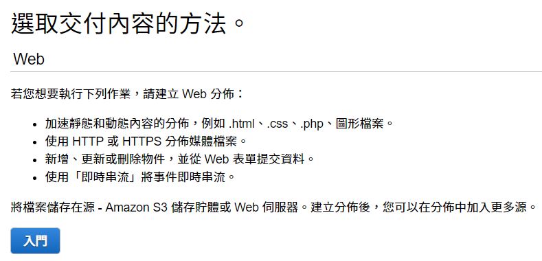 cloudfront select web