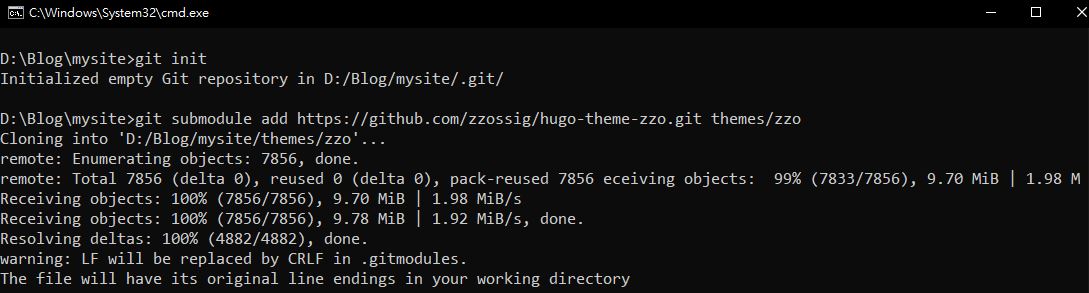 hugo add theme